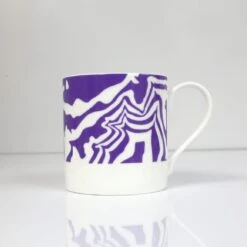 Peak District – Contour Mugs Set Of 4 – #04 -Home Furnishings Store Bleaklow Moor Pennine Way Back 1024x1024 1