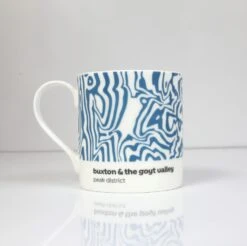 Peak District - Contour Mug - Buxton And The Goyt Valley