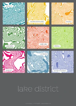 Lake District - 9 Treasured Places - Fine Art Print -Home Furnishings Store CRLD9 50 702022GREYsmll