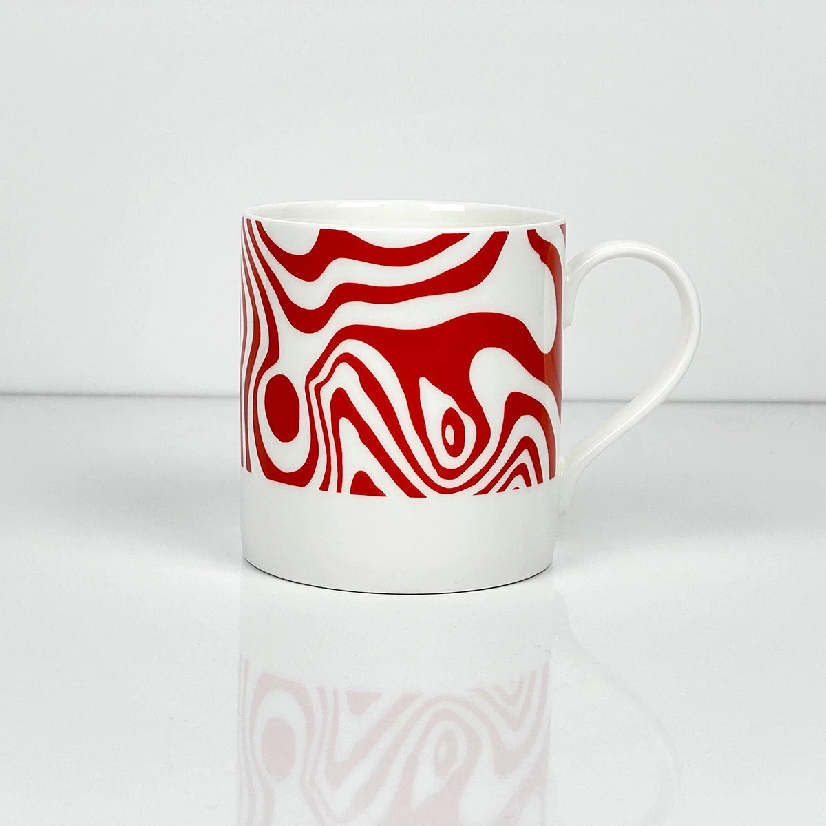 Dartmeet & The Rivers Dart - Dartmoor - Contour Mug 2 Dartmeet & The Rivers Dart - Dartmoor - Contour Mug - Image 2