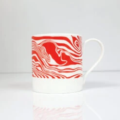 Peak District – Contour Mugs Set Of 4 – #04 -Home Furnishings Store Cheedale Monsal Trail Back