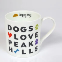 Fine Bone China Mug - Dogs Love Peak Hills -Home Furnishings Store DogsLovePeakHills SQs