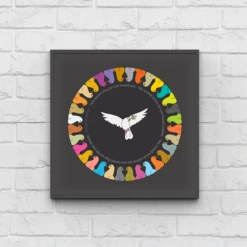 Peace, Love & Each Other - G - Maya Angelou - Fine Art Print