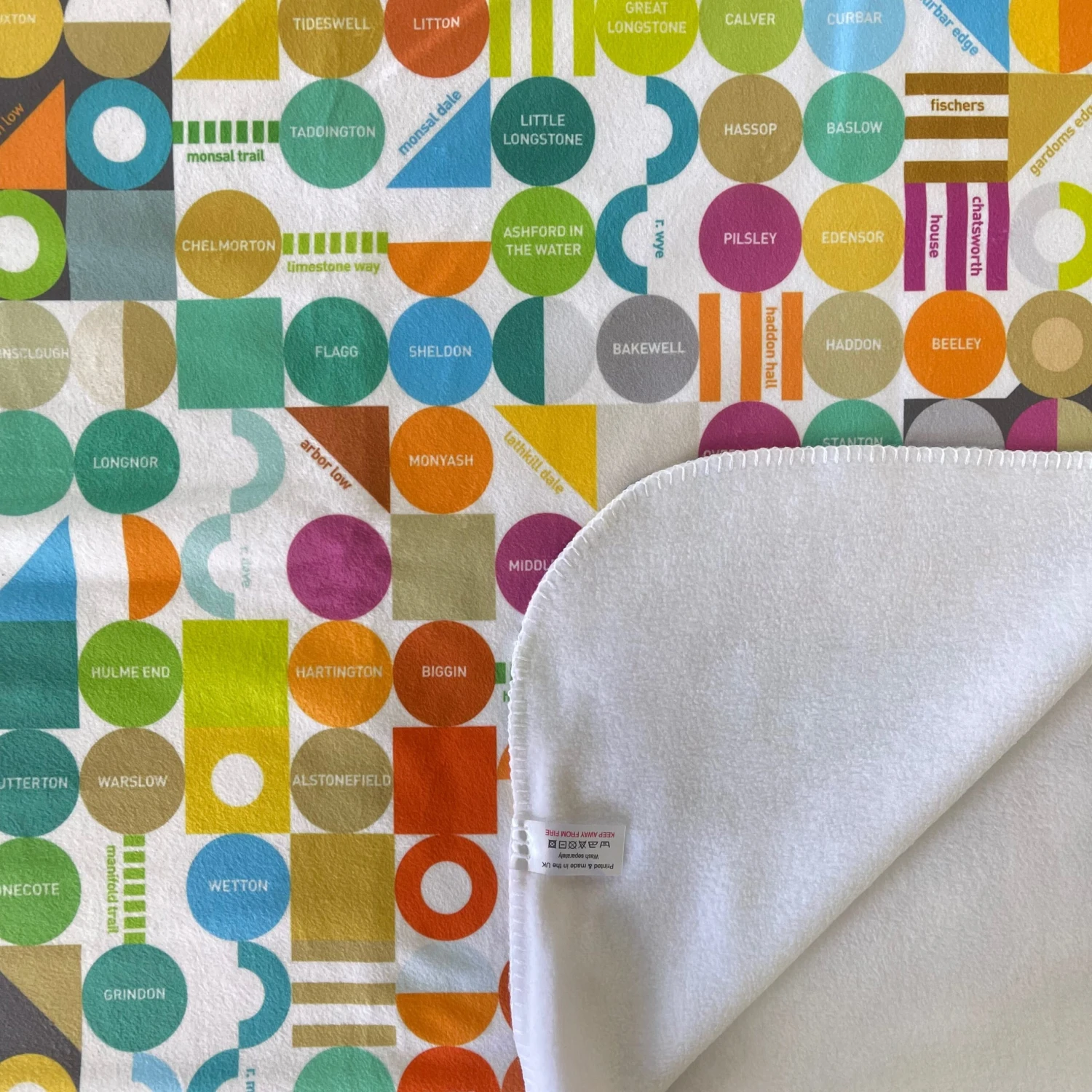 Peak District - Beauty Spots - Fleece Blanket 3 Peak District - Beauty Spots - Fleece Blanket - Image 3