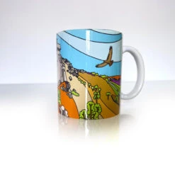 Curbar Edge Overlooking Curbar Gap - Idyll - Ceramic Mug