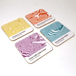 Scottish Highlands Contour Design – Coaster Set 01 -Home Furnishings Store IMG 2174