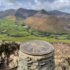 Cat Bells, Borrowdale And Derwent Water - Lake District Contour Print -Home Furnishings Store IMG 3821
