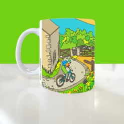 Derwent Edge – Time For Tea - Peak District - Mug -Home Furnishings Store MUGFrontIDYLLDerwentMTB