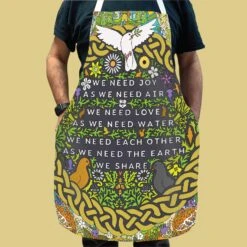 Everybody - The Earth We Share - Maya Angelou - Apron