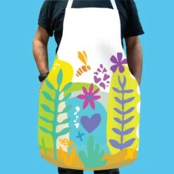 Hay Meadow Tryptych 01 - Love Nature - Apron