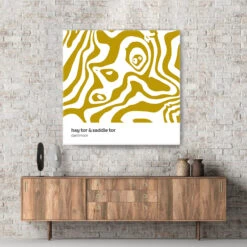 Hay Tor & Saddle Tor - Dartmoor Contour Canvas