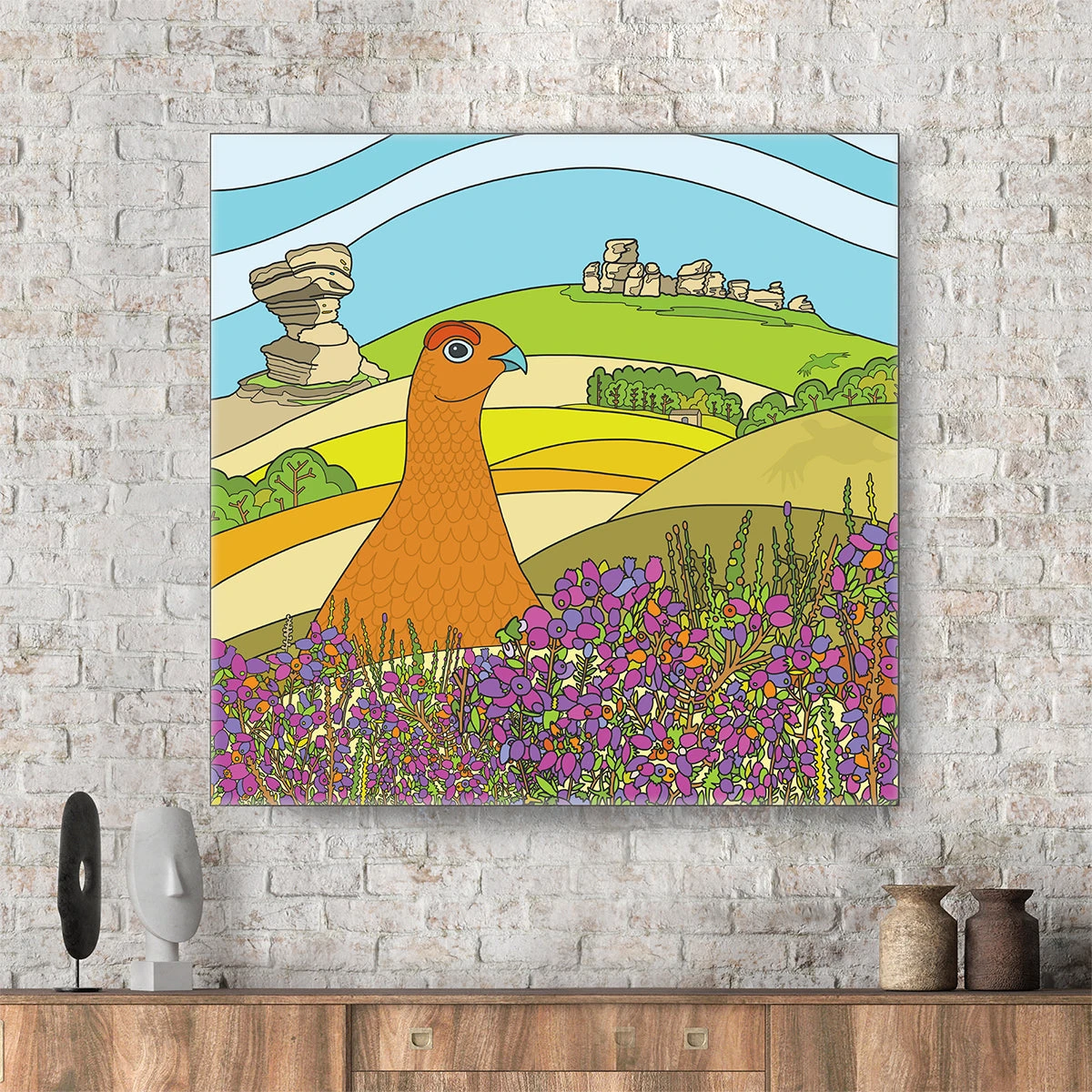 Derwent Edge – Infamous Grouse - Peak District - Canvas 2 Derwent Edge – Infamous Grouse - Peak District - Canvas - Image 2
