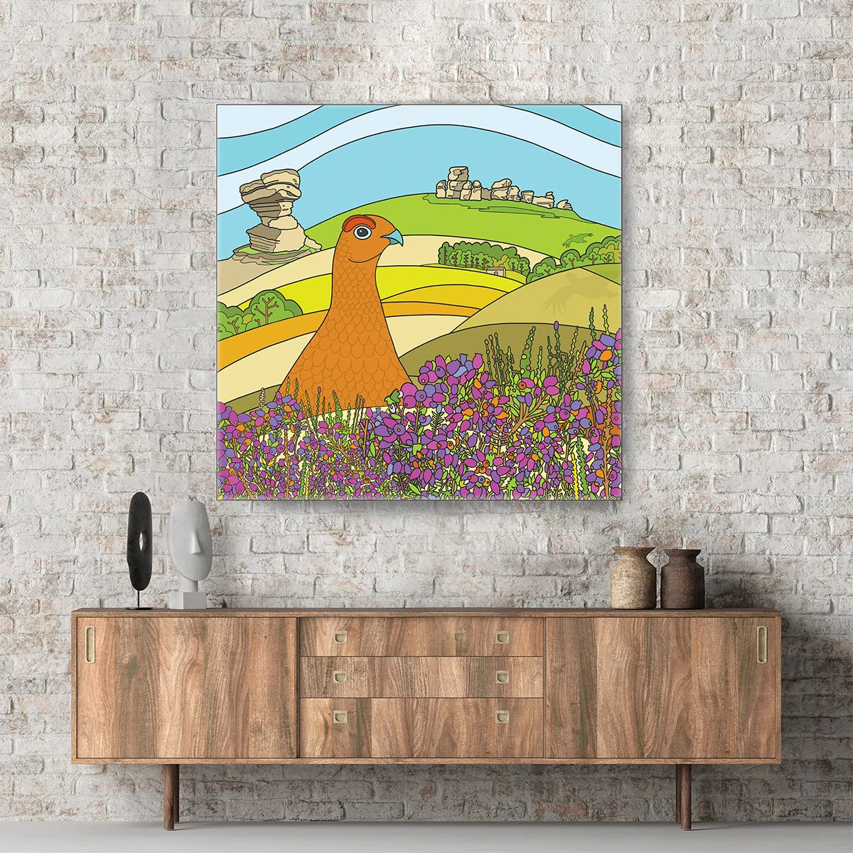 Derwent Edge – Infamous Grouse - Peak District - Canvas 1 Derwent Edge – Infamous Grouse - Peak District - Canvas