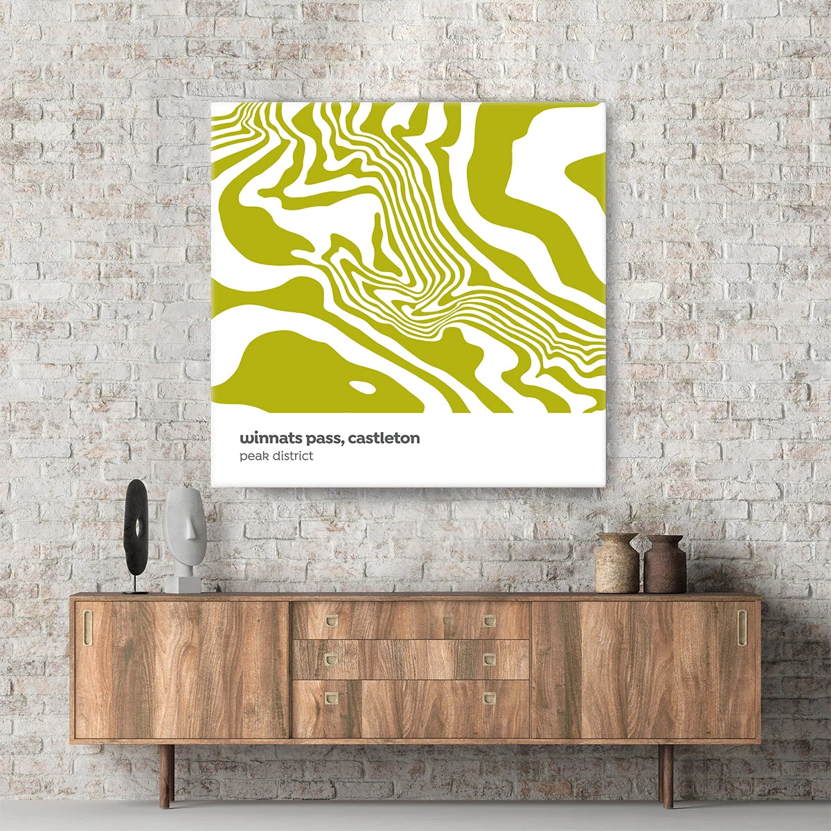 Winnats Pass, Castleton - Peak District - Contour Range Canvas 1 Winnats Pass, Castleton - Peak District - Contour Range Canvas