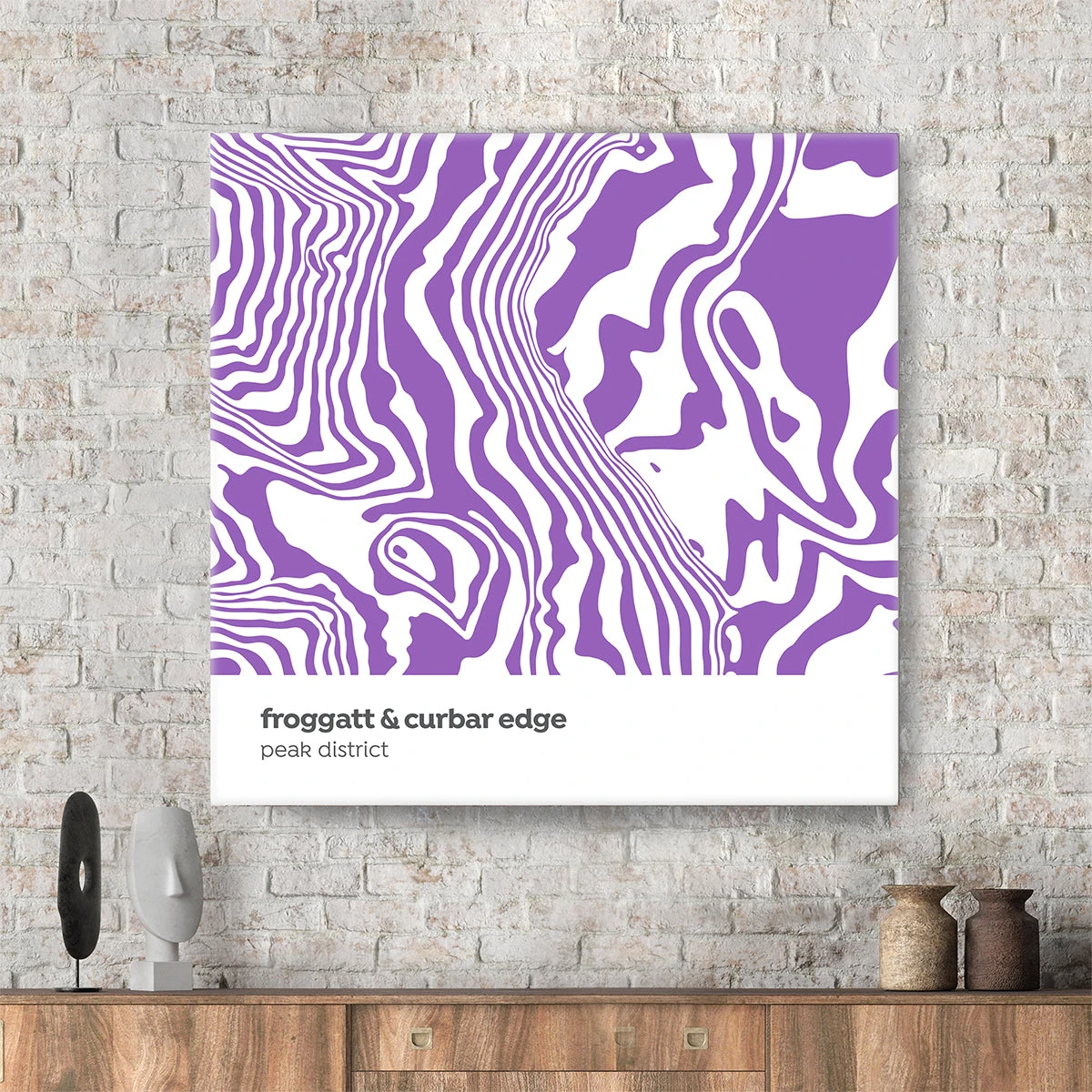 Froggatt Edge & Curbar Edge - Peak District - Contour Range Canvas 2 Froggatt Edge & Curbar Edge - Peak District - Contour Range Canvas - Image 2