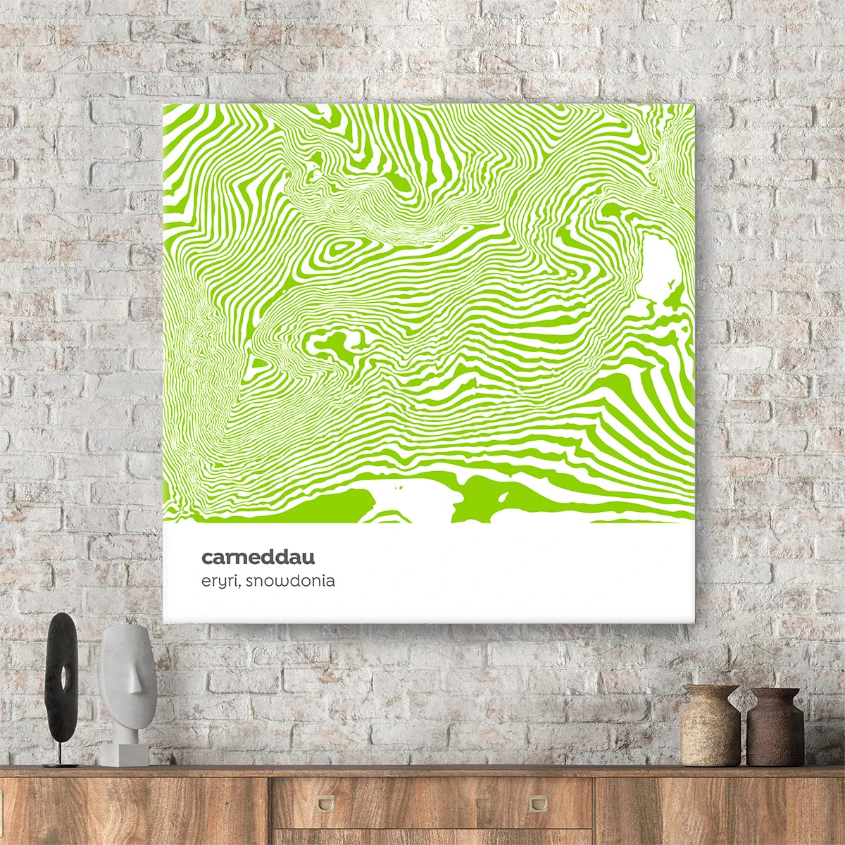 Carneddau - Eryri, Snowdonia - Contour Range Canvas 2 Carneddau - Eryri, Snowdonia - Contour Range Canvas - Image 2