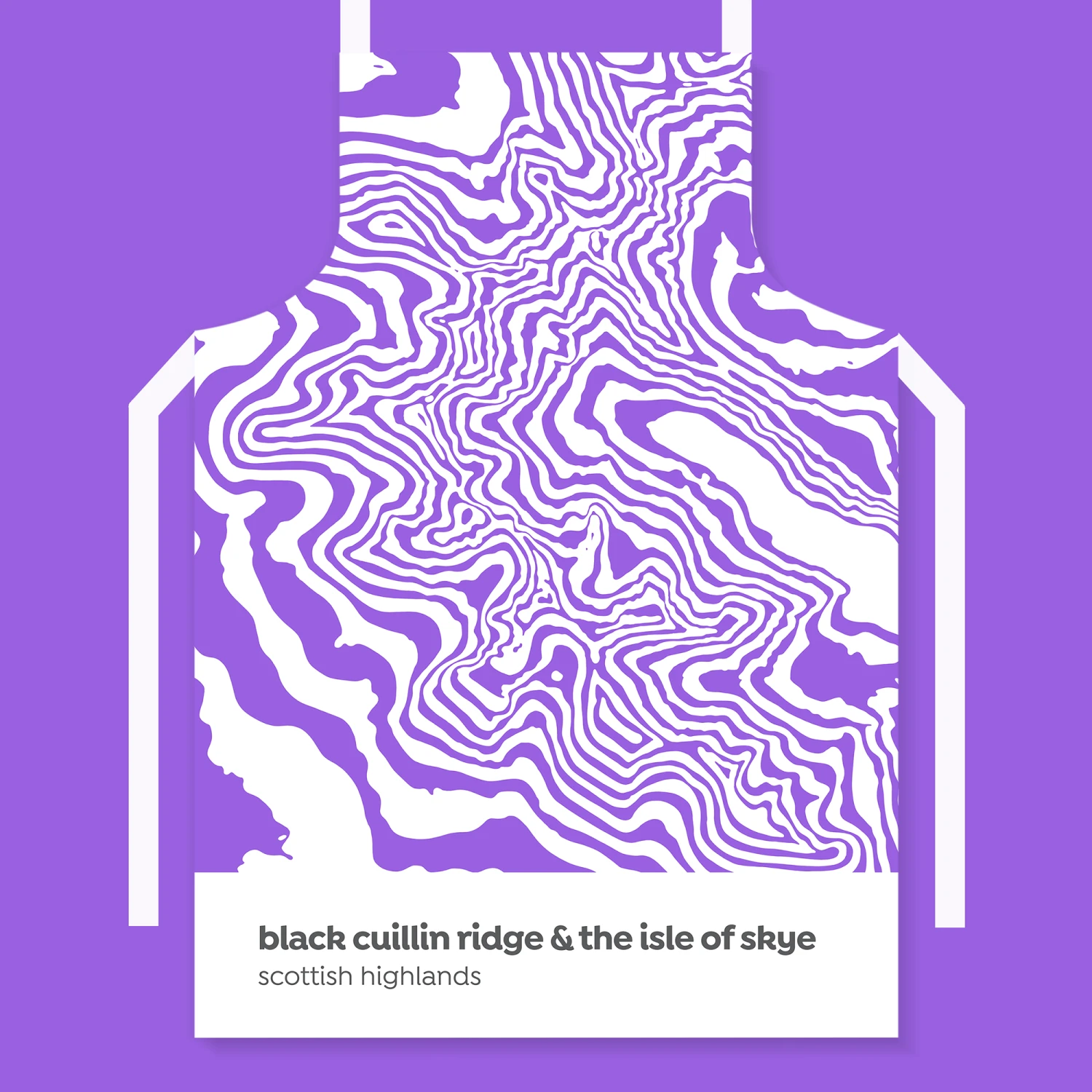 Isle Of Skye & The Black Cuillin RIdge - Scottish Highlands - Contour Range Apron 2 Isle Of Skye & The Black Cuillin RIdge - Scottish Highlands - Contour Range Apron - Image 2
