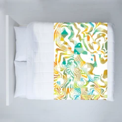 Peak District - Contour Range - Sunny Stanage - Fleece Blanket