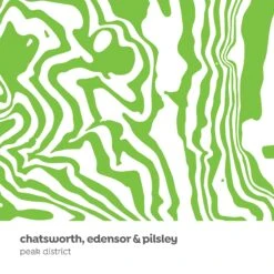 Chatsworth, Edensor & Pilsley - Peak District - Contour Range Canvas 7 Chatsworth, Edensor & Pilsley - Peak District - Contour Range Canvas -Home Furnishings Store PD Canvas CR36