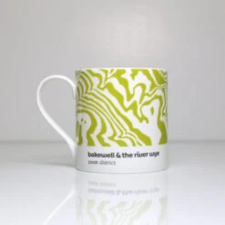 Peak District - Contour Mug - Bakewell And The River Wye