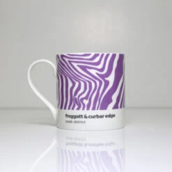 Peak District - Contour Mug - Froggatt And Curbar Edge