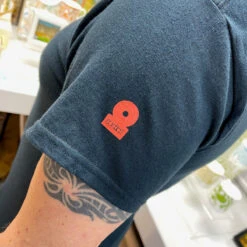 Stanage Pole Contour Design T Shirt -Home Furnishings Store PD Contour T Shirt Black 02