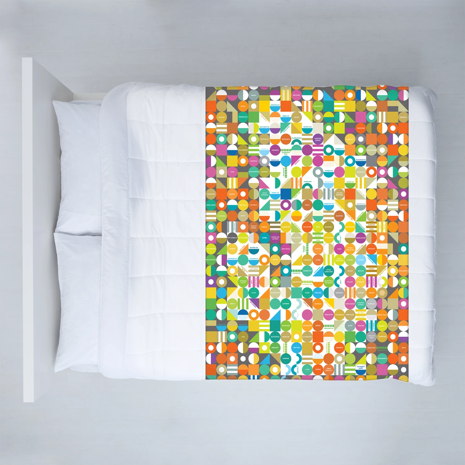 Peak District - Beauty Spots - Fleece Blanket 1 Peak District - Beauty Spots - Fleece Blanket