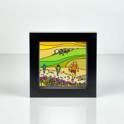 Higgar Tor Fell Runners - Peak District - Mini Fine Art Print