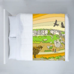 Peak District - Burbage North & Ring Ouzels - Fleece Blanket