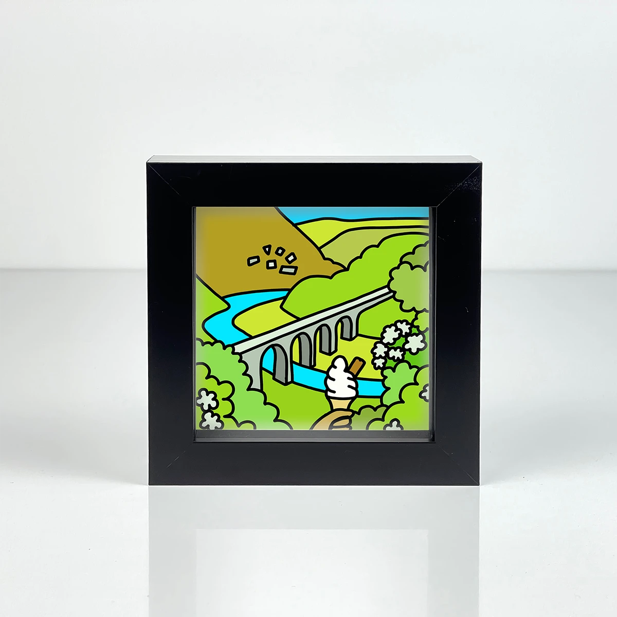 Monsal Head - Ice Cream - Peak District - Mini Fine Art Print 1 Monsal Head - Ice Cream - Peak District - Mini Fine Art Print