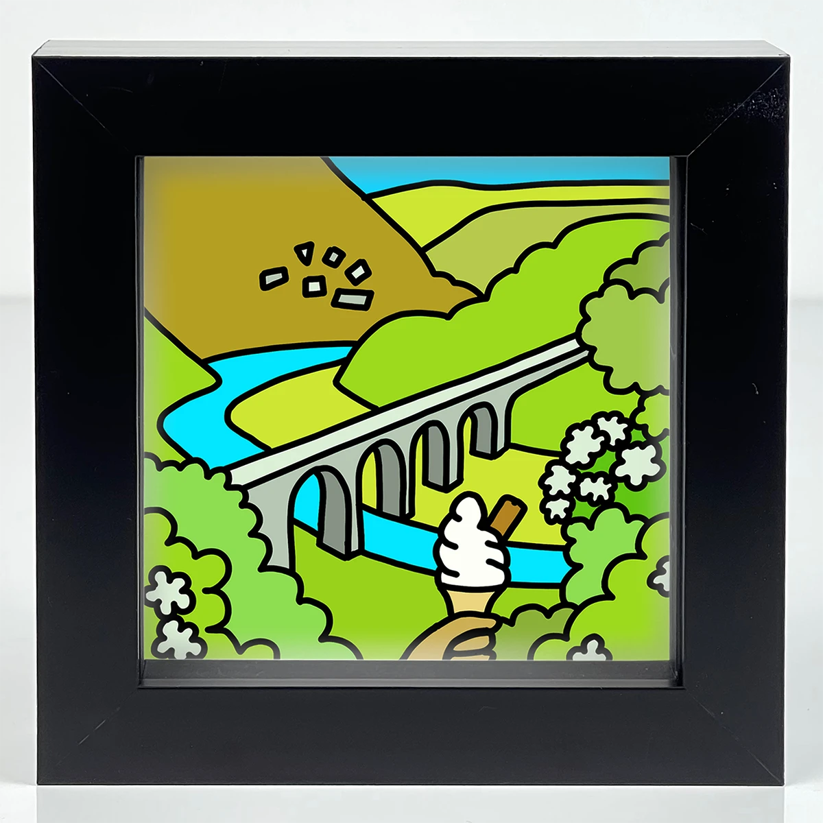 Monsal Head - Ice Cream - Peak District - Mini Fine Art Print 2 Monsal Head - Ice Cream - Peak District - Mini Fine Art Print - Image 2