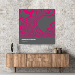 Pavey Ark, Langdales - Lake District Contour Canvas -Home Furnishings Store PD PD PAVEYARK CANVAS ALL SIZES ROOM REV