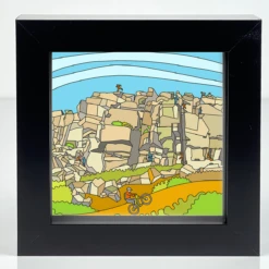 Stanage Trip Tick - Mini Print Set Of 3 -Home Furnishings Store PD PD STTT01 MP100 FZ