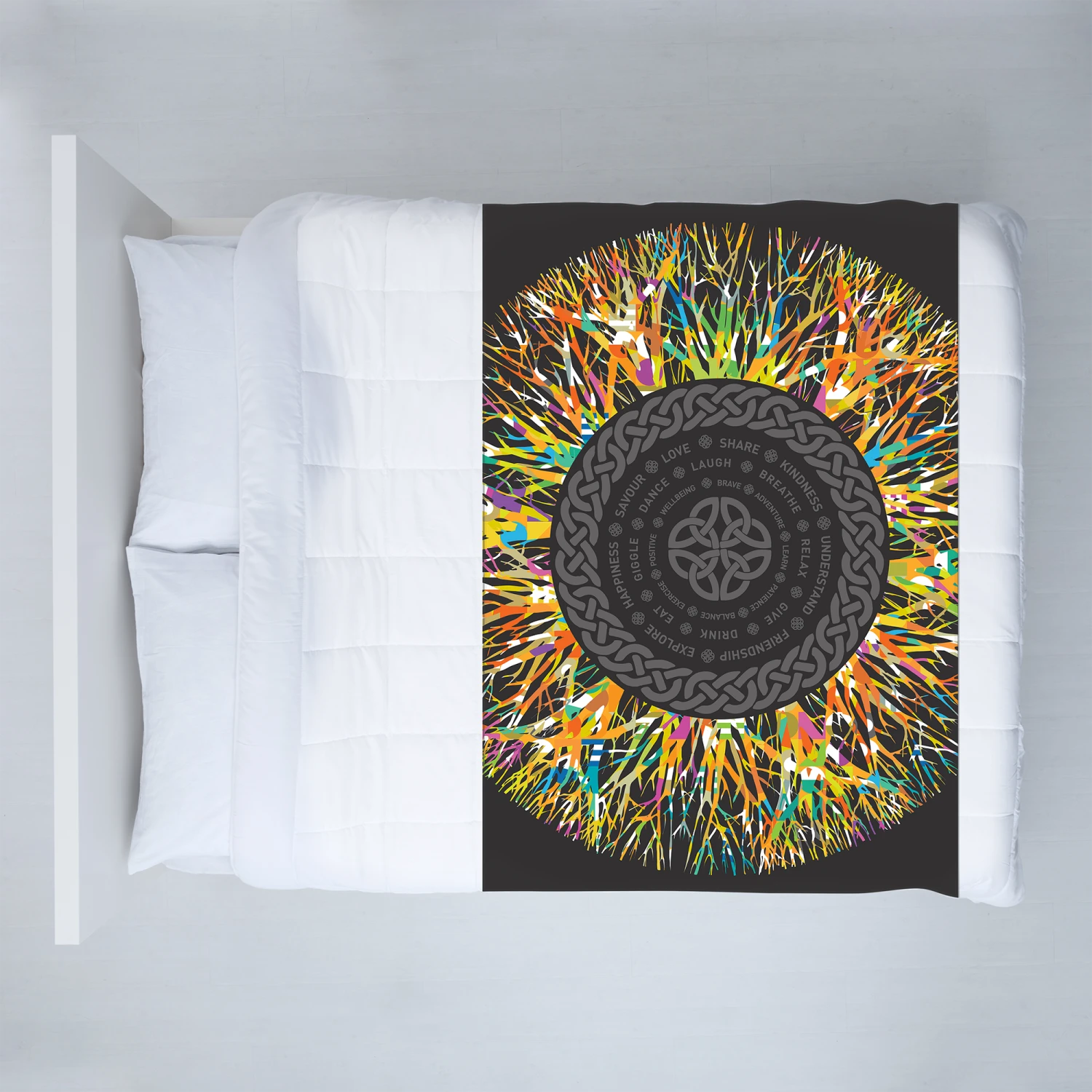 The Temporal Circle - Fleece Blanket 1 The Temporal Circle - Fleece Blanket