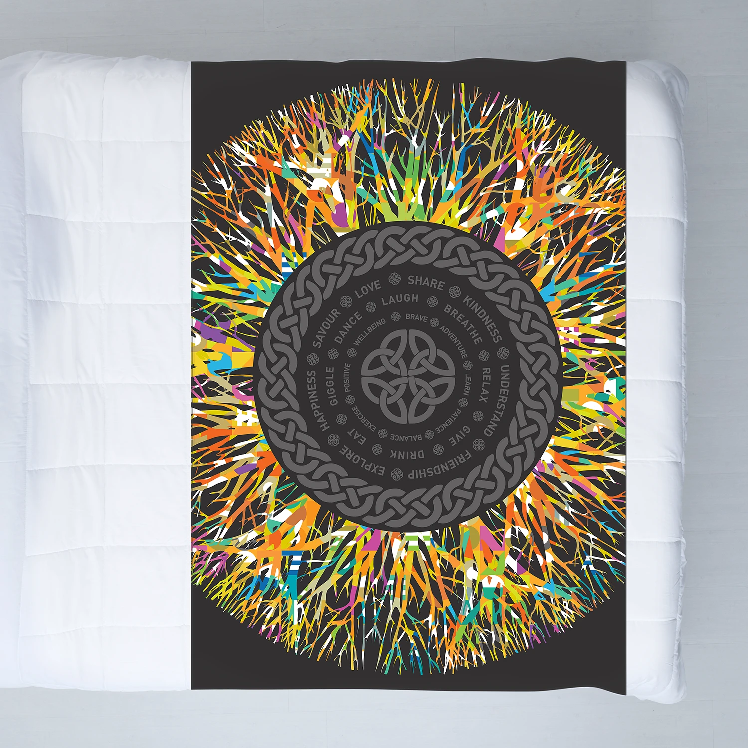 The Temporal Circle - Fleece Blanket 2 The Temporal Circle - Fleece Blanket - Image 2
