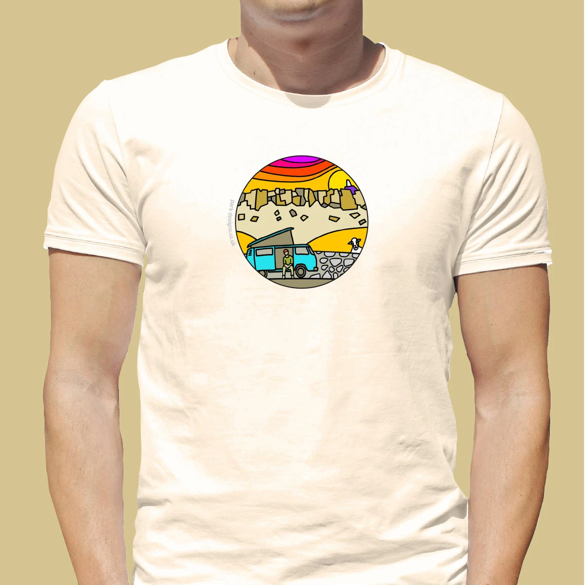 Van Life - Peak District - Gritstone Edge - Design T Shirt 7 Van Life - Peak District - Gritstone Edge - Design T Shirt - Image 7