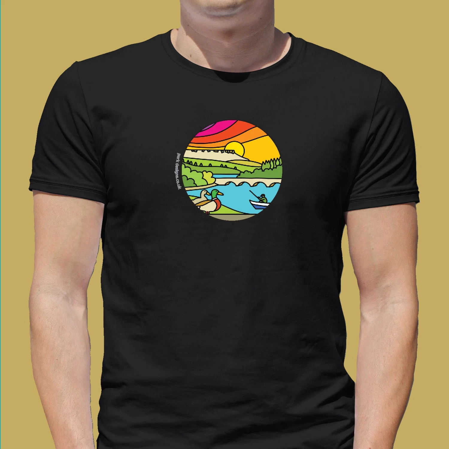 Gone Fishing - Ladybower - Peak District - Design T Shirt 4 Gone Fishing - Ladybower - Peak District - Design T Shirt - Image 4