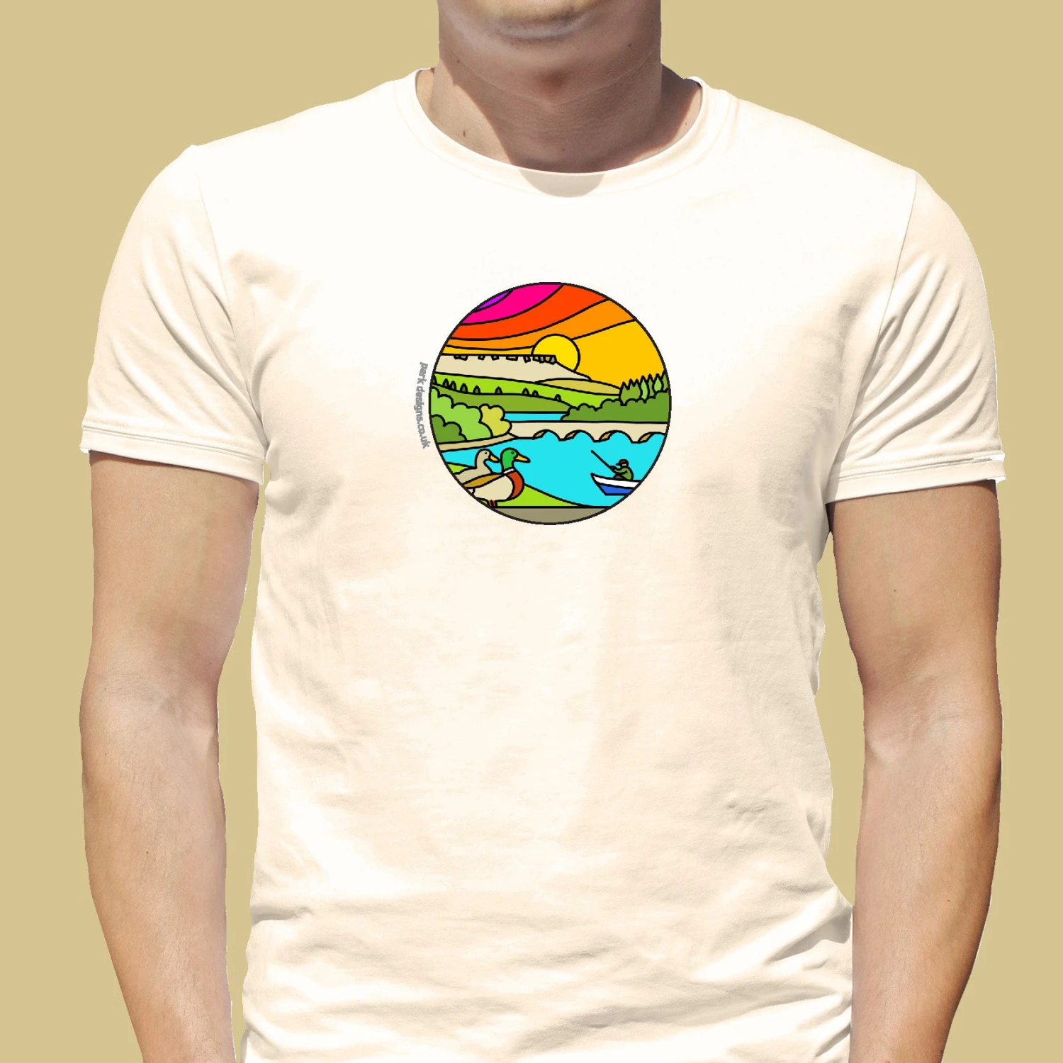 Gone Fishing - Ladybower - Peak District - Design T Shirt 1 Gone Fishing - Ladybower - Peak District - Design T Shirt