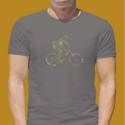 Mountain Bike Race - Love Parks - Park Designs - T Shirt -Home Furnishings Store PD T Shirt Run Bikes Grey Page 1