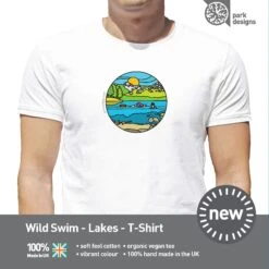 Wild Swimming - Lake District - Blea Tarn - Design T Shirt -Home Furnishings Store PD T Shirt WildSwim 2022 Page 04