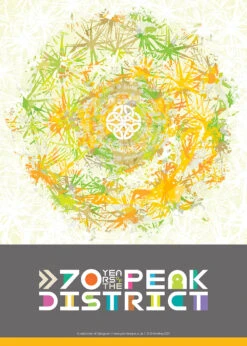 70 Years Of The Peak District - Sphagnum Sun - Fine Art Print -Home Furnishings Store PD70YearsPoster2021SPHAGNUMsmall