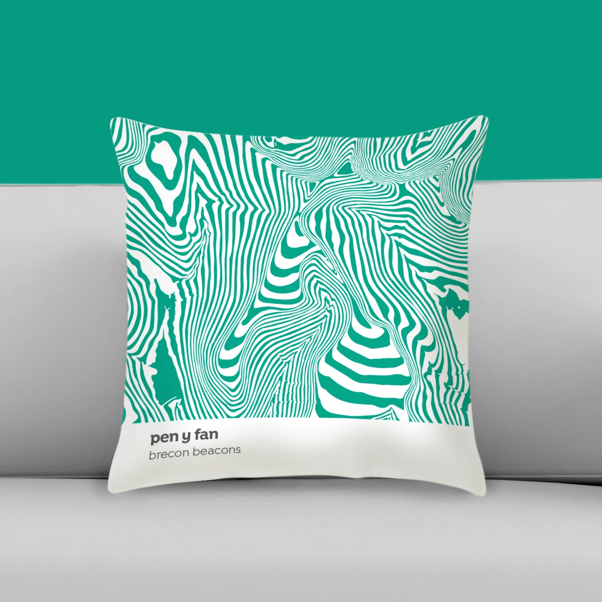 Pen Y Fan And Corn Du - Brecon Beacons - Contour Range Cushion 1 Pen Y Fan And Corn Du - Brecon Beacons - Contour Range Cushion