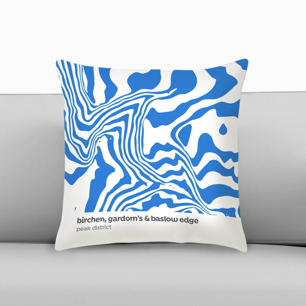 Birchen, Gardoms & Baslow Edge - Peak District - Contour Range Cushion 2 Birchen, Gardoms & Baslow Edge - Peak District - Contour Range Cushion - Image 2