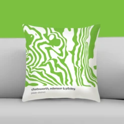 Chatsworth, Edensor & Pilsley - Peak District - Contour Range Cushion