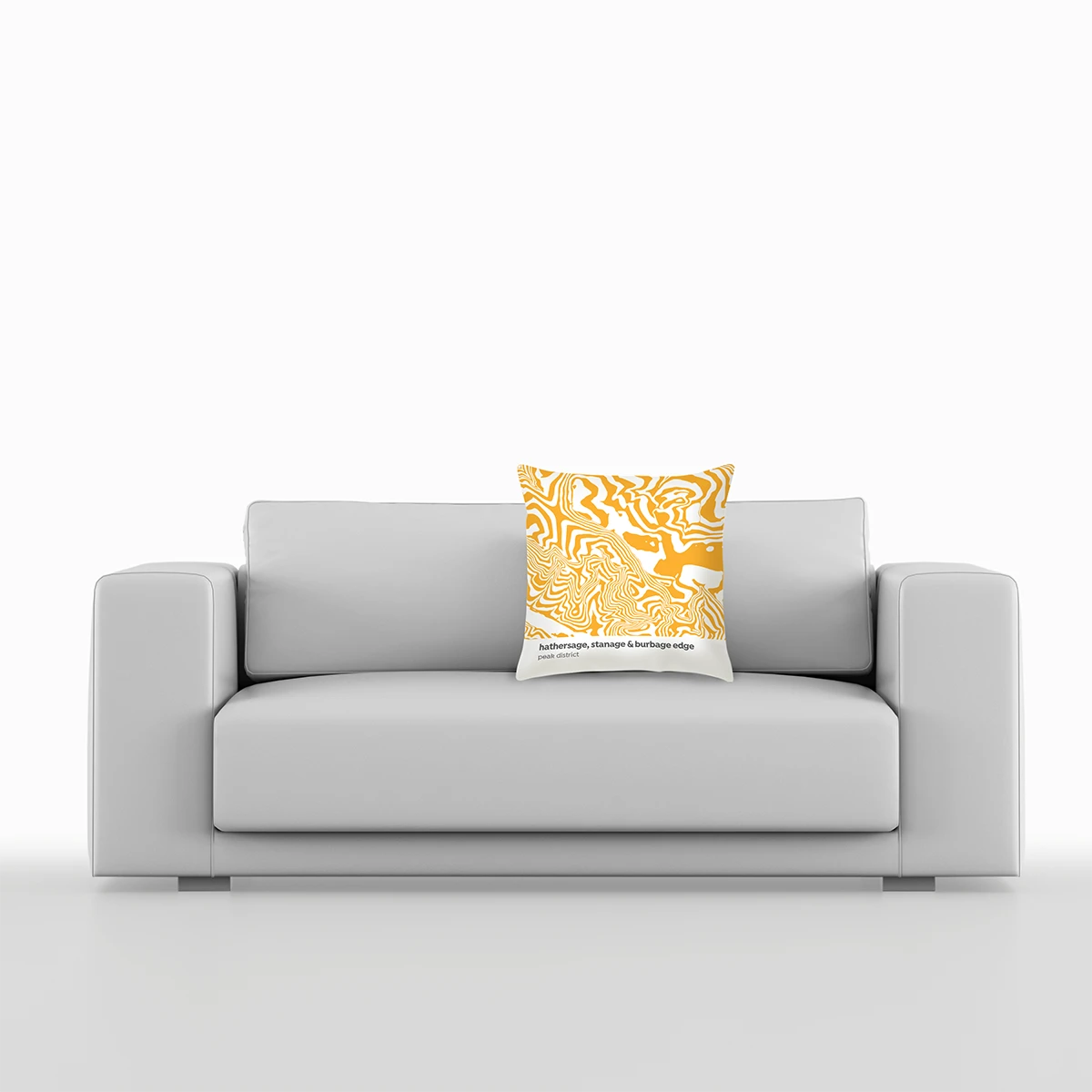 Hathersage, Stanage And Burbage Edge - Peak District - Contour Range Cushion 4 Hathersage, Stanage And Burbage Edge - Peak District - Contour Range Cushion - Image 4