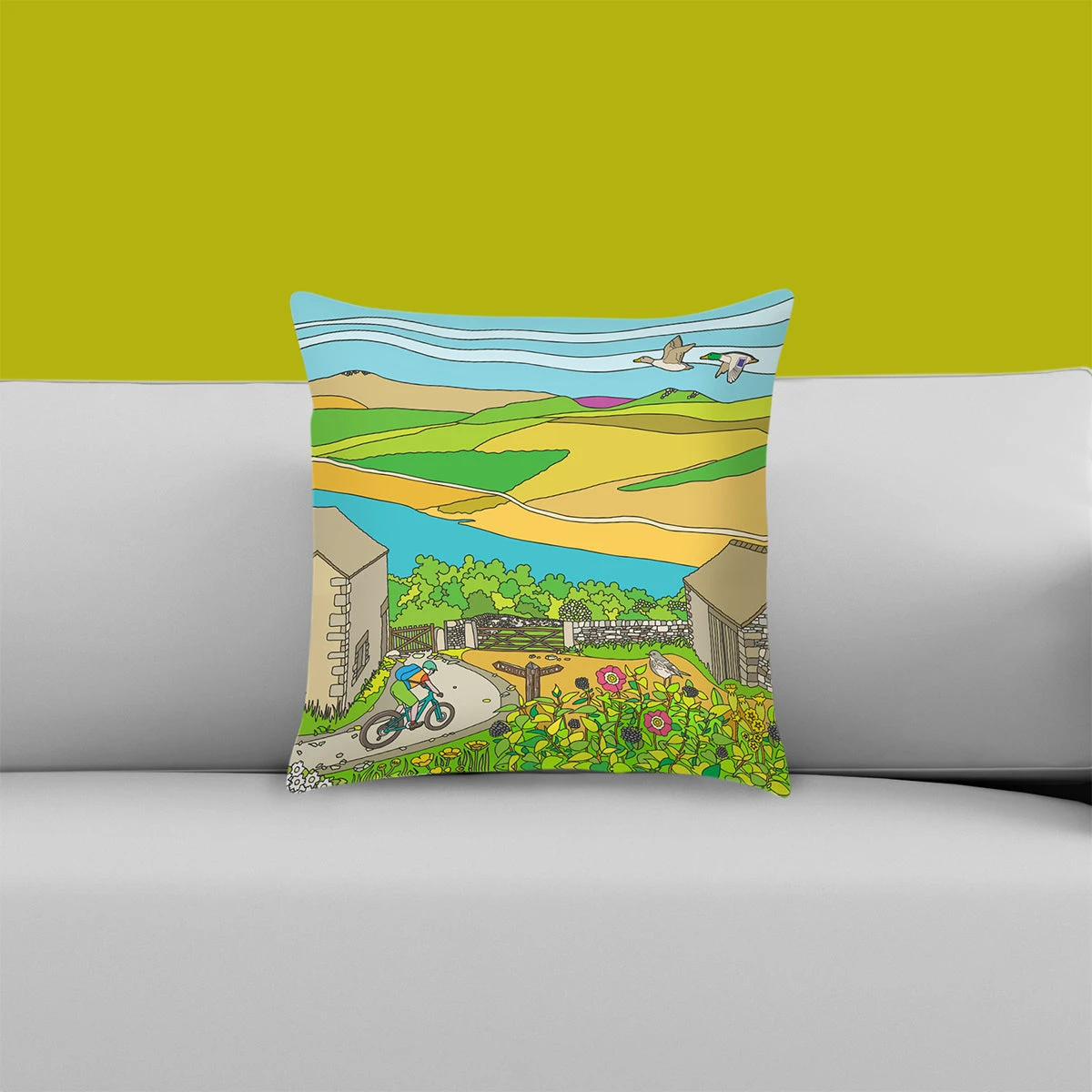 Derwent Edge – Time For Tea - Peak District - Cushion 2 Derwent Edge – Time For Tea - Peak District - Cushion - Image 2