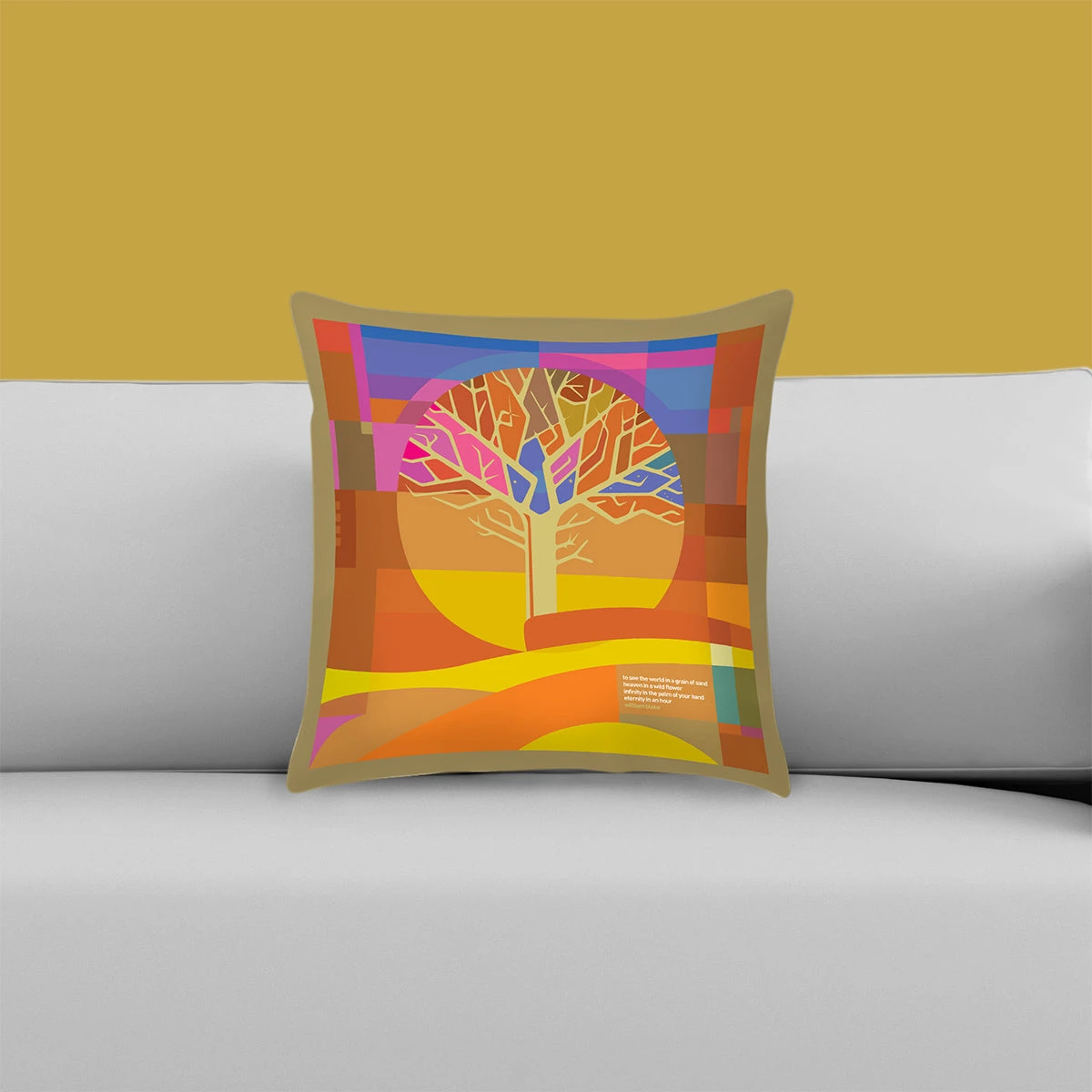 To See The World In A Grain Of Sand - Love Nature - Cushion 2 To See The World In A Grain Of Sand - Love Nature - Cushion - Image 2