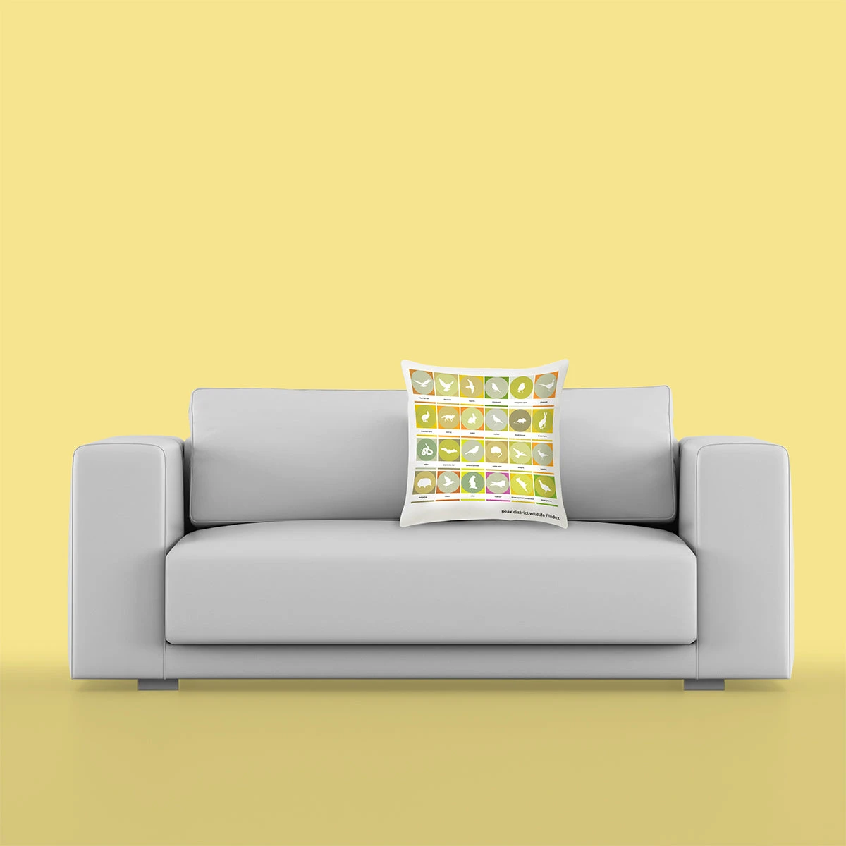 Wildlife Icons - Index - Cushion 3 Wildlife Icons - Index - Cushion - Image 3
