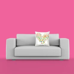 Heart Of Experience Pattern - Cushion -Home Furnishings Store PDCRPDxxxxxWHITEROOM36