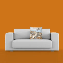 Kinder Scout Curlews & The Woolpacks - Peak District - Cushion -Home Furnishings Store PDCRPDxxxxxWHITEROOM5